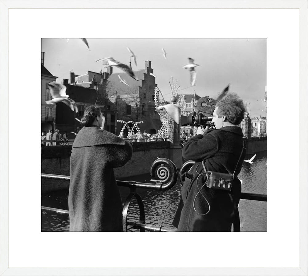 Film bij de Hofvijver - 1954