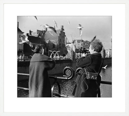 Film bij de Hofvijver - 1954