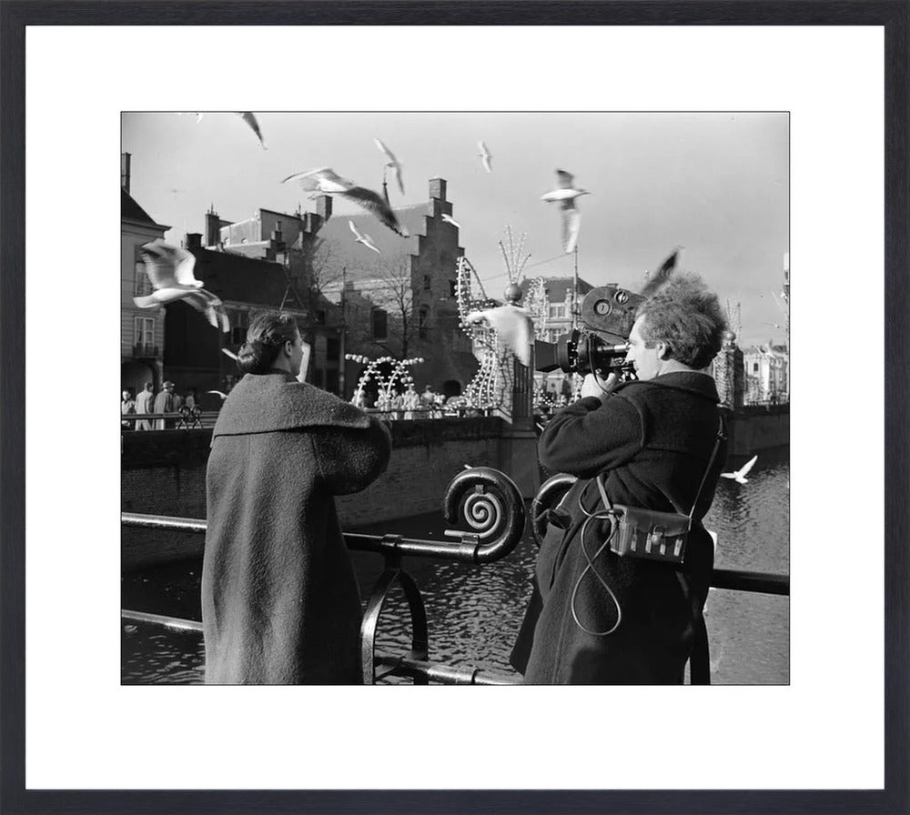 Film bij de Hofvijver - 1954