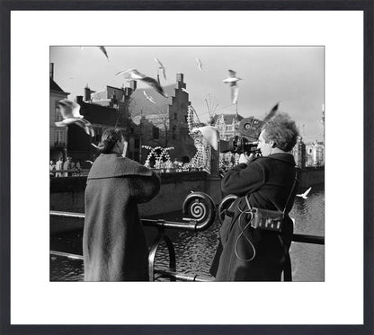 Film bij de Hofvijver - 1954