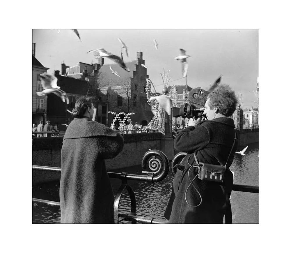 Film bij de Hofvijver - 1954