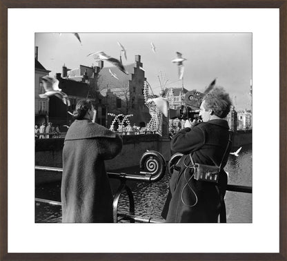 Film bij de Hofvijver - 1954