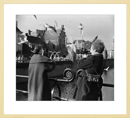 Film bij de Hofvijver - 1954