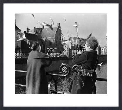 Film bij de Hofvijver - 1954