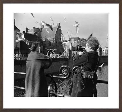 Film bij de Hofvijver - 1954