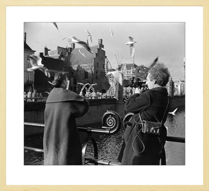 Film bij de Hofvijver - 1954