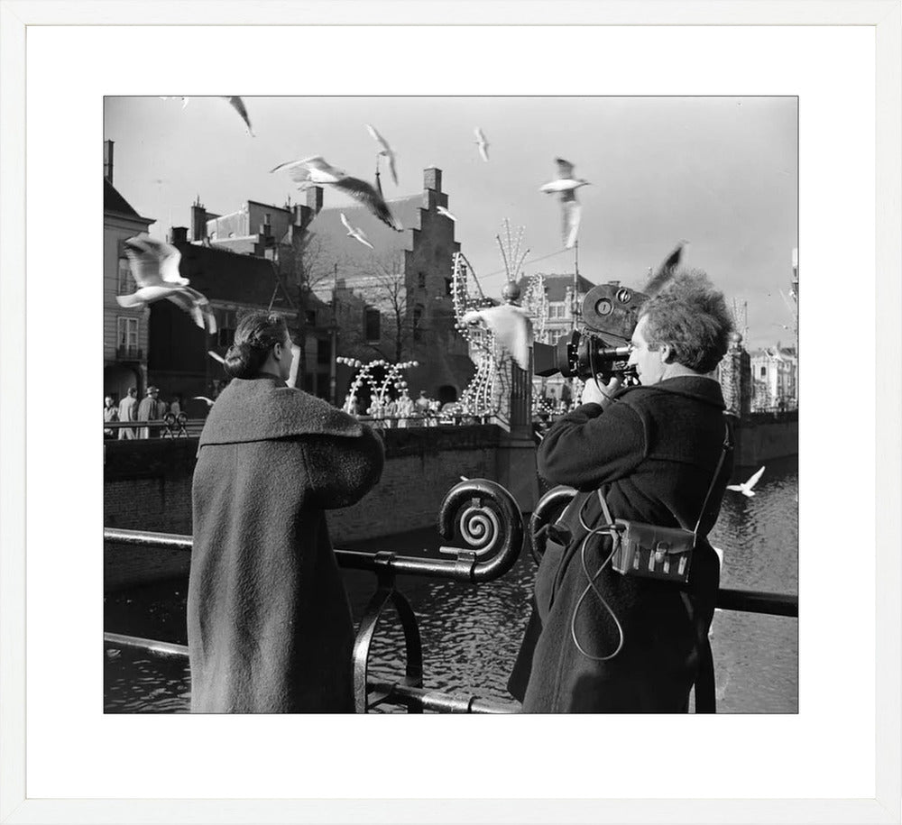 Film bij de Hofvijver - 1954