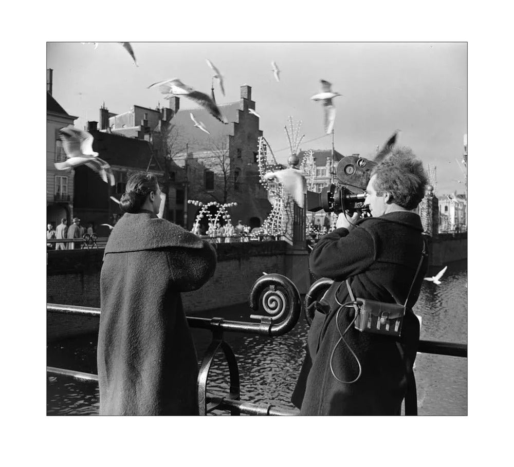Film bij de Hofvijver - 1954