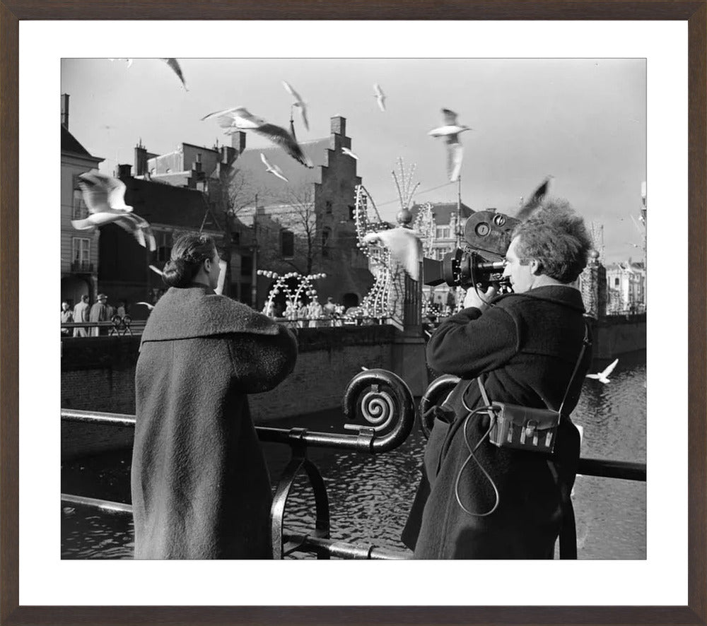 Film bij de Hofvijver - 1954