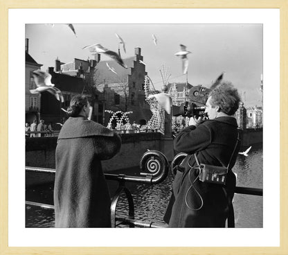 Film bij de Hofvijver - 1954