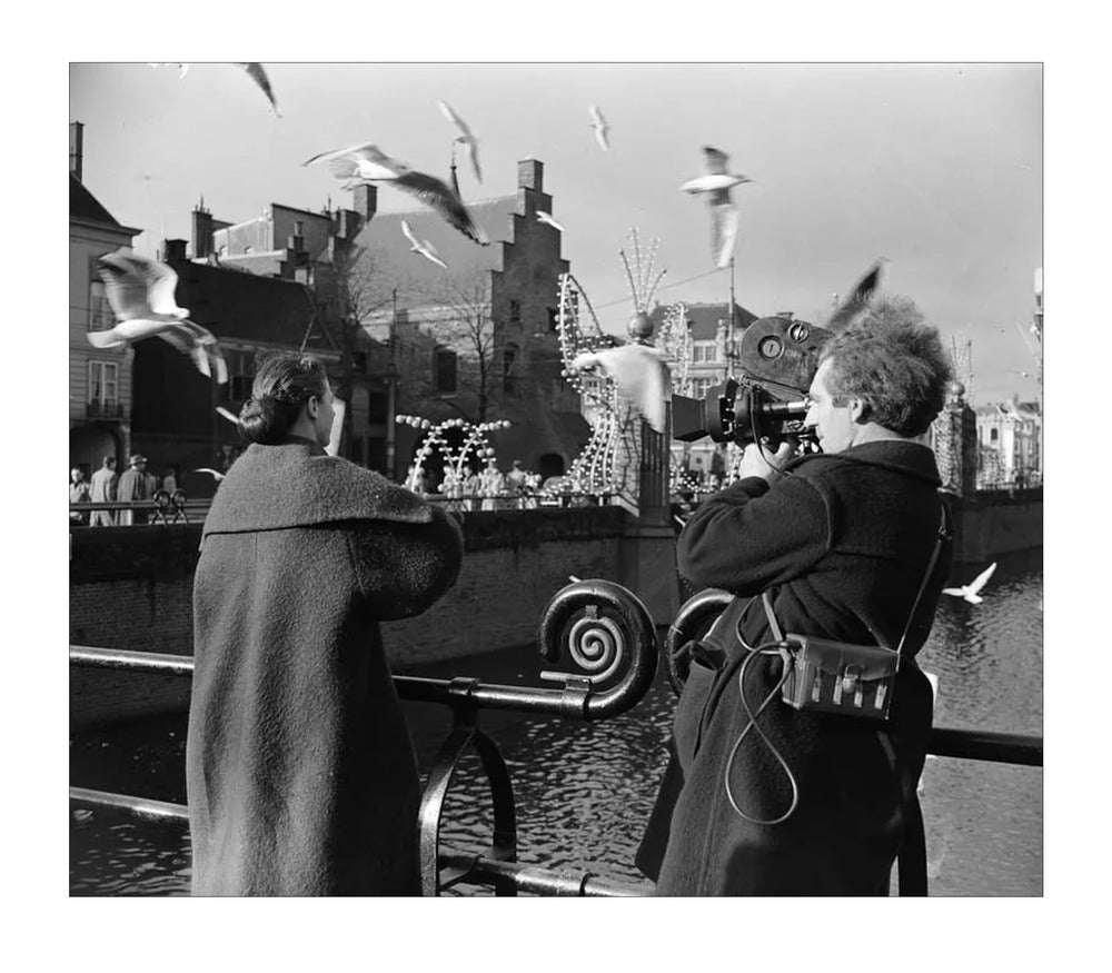 Film bij de Hofvijver - 1954