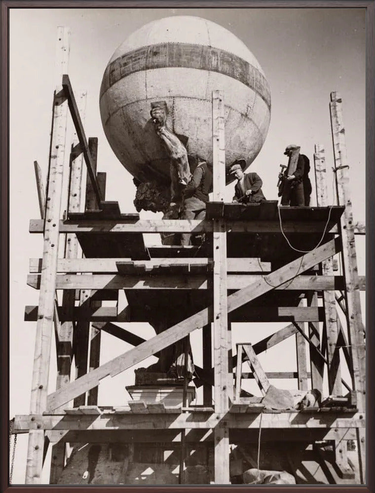 Herstelwerk aan het Koninklijk Paleis - 1932