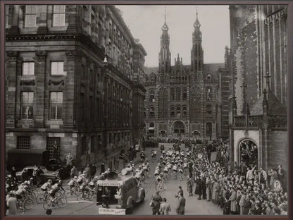 Ronde van Nederland op de Dam - 1949