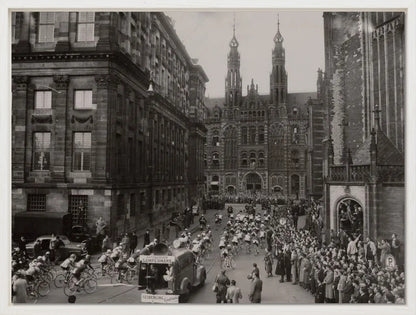 Ronde van Nederland op de Dam - 1949