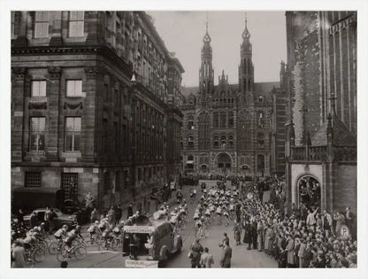 Ronde van Nederland op de Dam - 1949