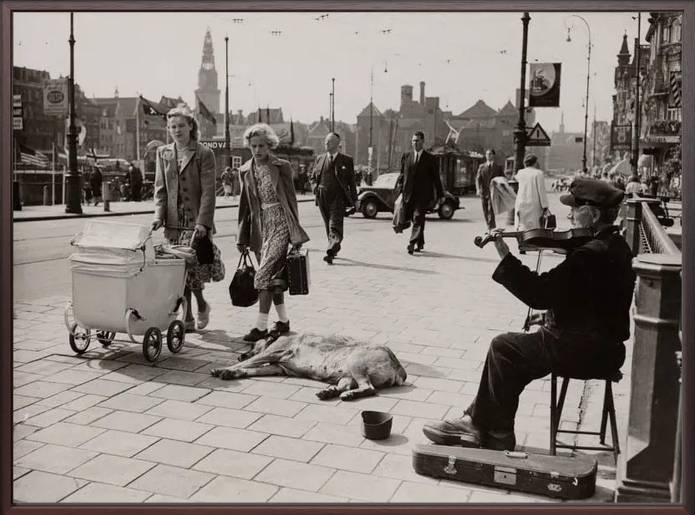 Muziek bij het Centraal Station - 1950
