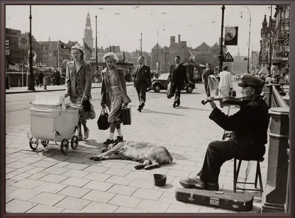 Muziek bij het Centraal Station - 1950