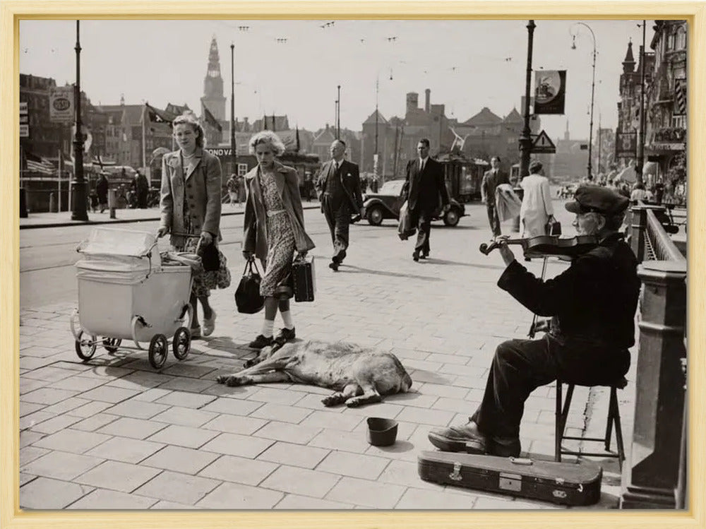 Muziek bij het Centraal Station - 1950