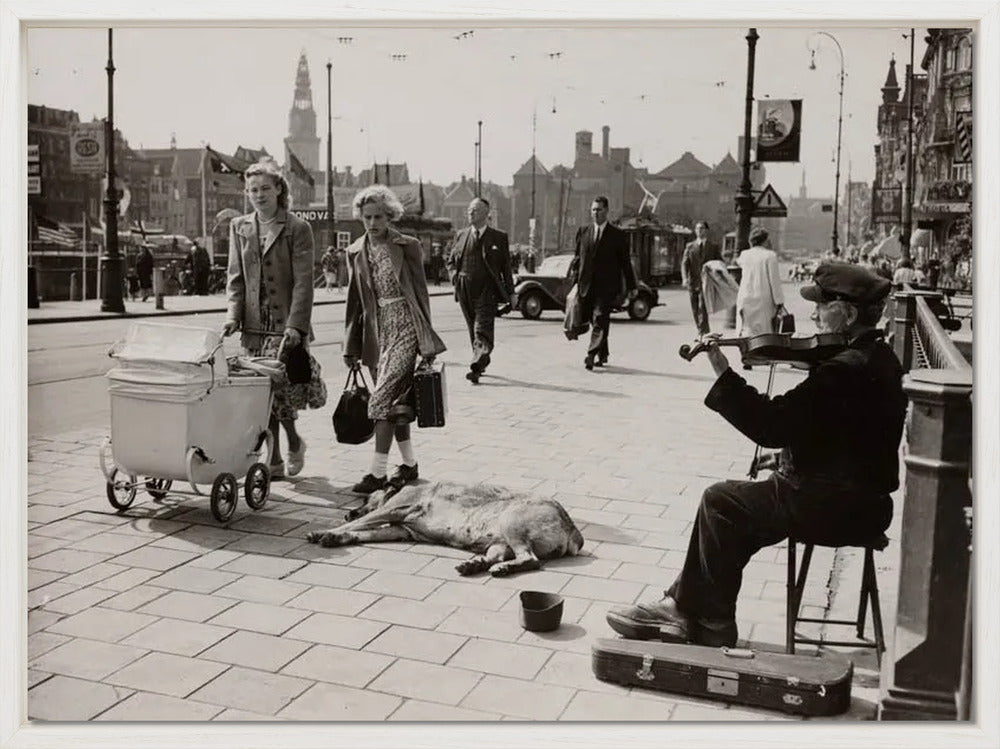 Muziek bij het Centraal Station - 1950