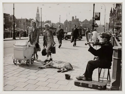 Muziek bij het Centraal Station - 1950