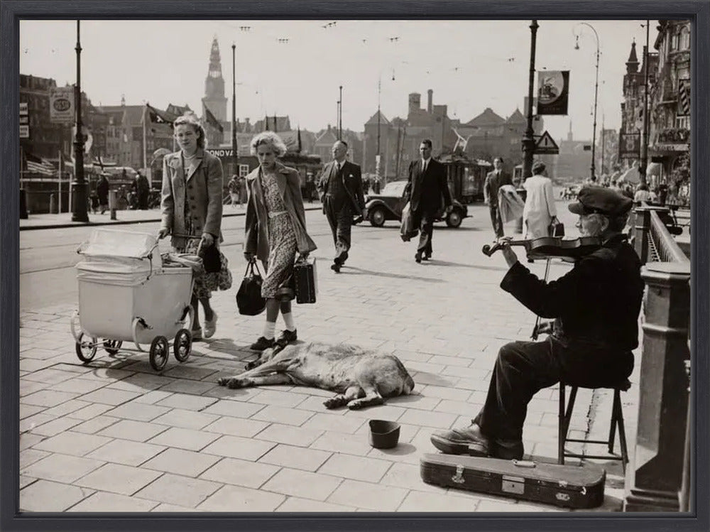 Muziek bij het Centraal Station - 1950