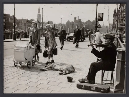 Muziek bij het Centraal Station - 1950