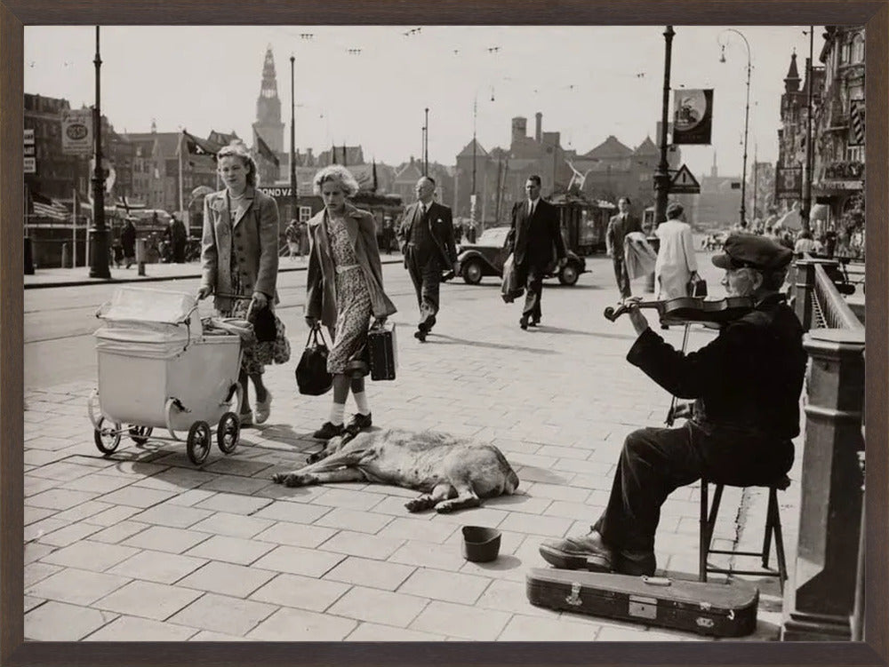 Muziek bij het Centraal Station - 1950