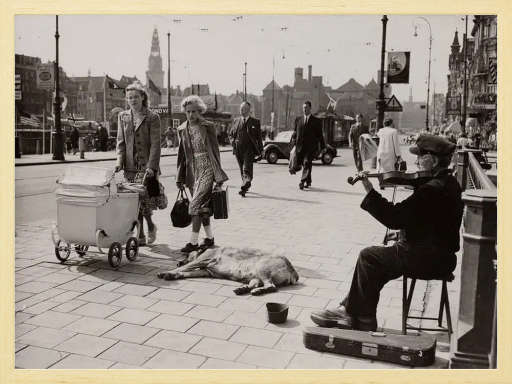 Muziek bij het Centraal Station - 1950
