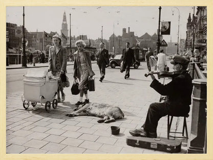 Muziek bij het Centraal Station - 1950