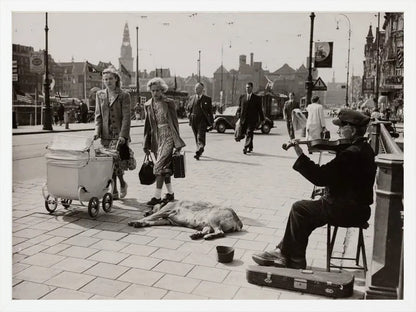 Muziek bij het Centraal Station - 1950