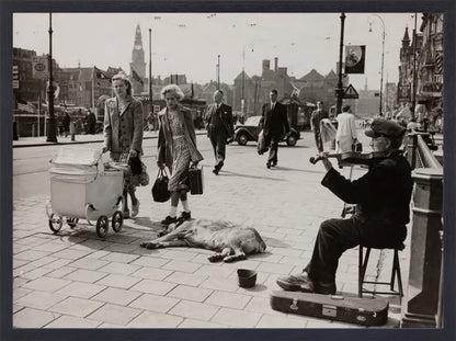 Muziek bij het Centraal Station - 1950