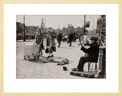 Muziek bij het Centraal Station - 1950
