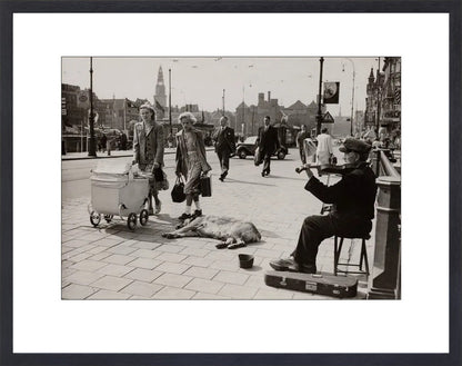 Muziek bij het Centraal Station - 1950