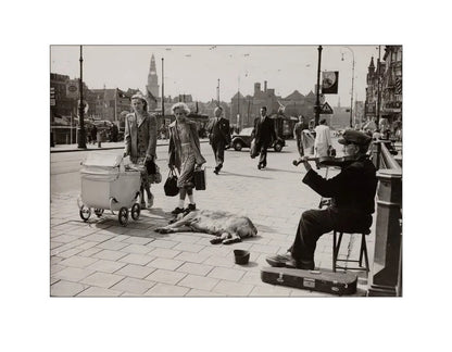 Muziek bij het Centraal Station - 1950