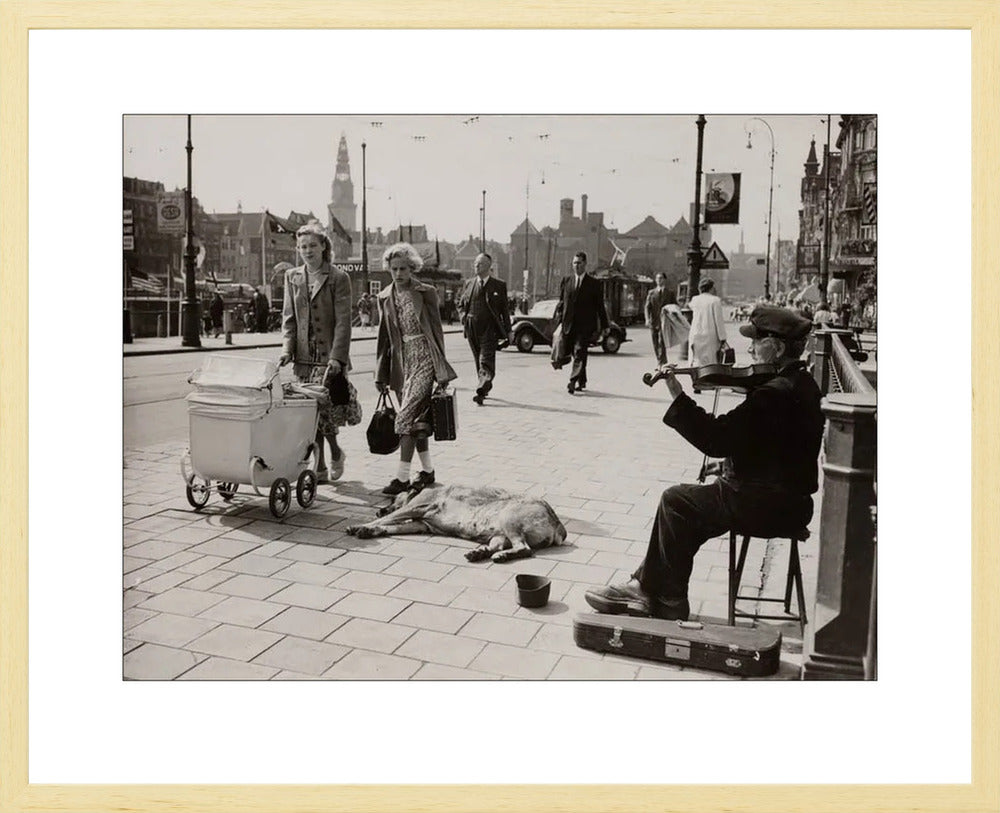 Muziek bij het Centraal Station - 1950