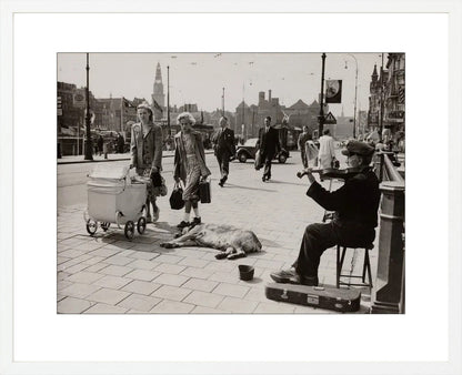 Muziek bij het Centraal Station - 1950