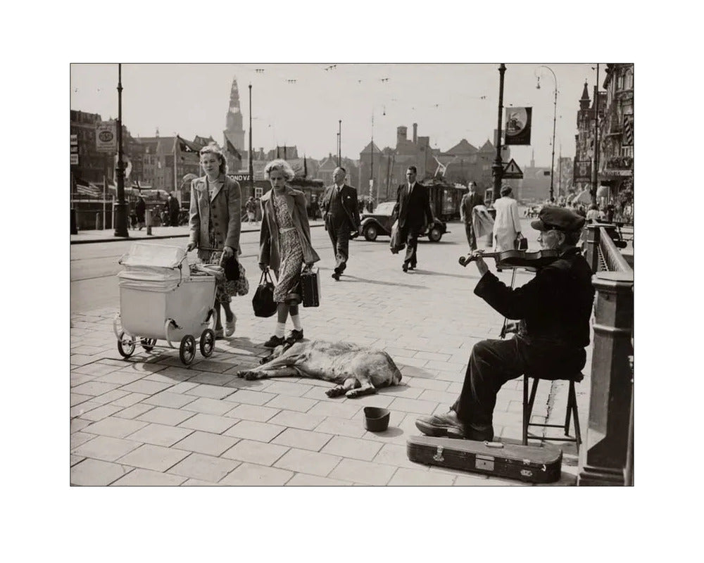 Muziek bij het Centraal Station - 1950