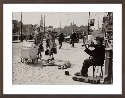 Muziek bij het Centraal Station - 1950