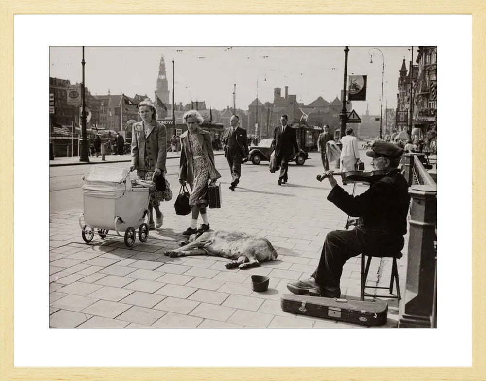 Muziek bij het Centraal Station - 1950