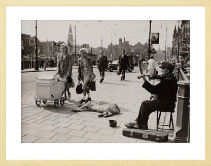 Muziek bij het Centraal Station - 1950