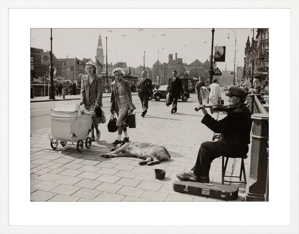 Muziek bij het Centraal Station - 1950