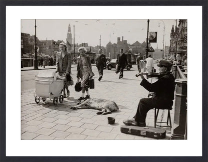 Muziek bij het Centraal Station - 1950