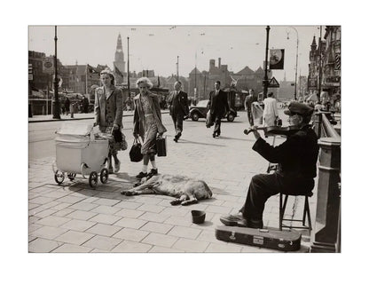 Muziek bij het Centraal Station - 1950