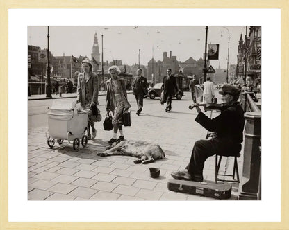 Muziek bij het Centraal Station - 1950