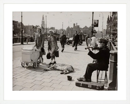Muziek bij het Centraal Station - 1950