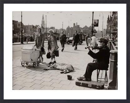 Muziek bij het Centraal Station - 1950
