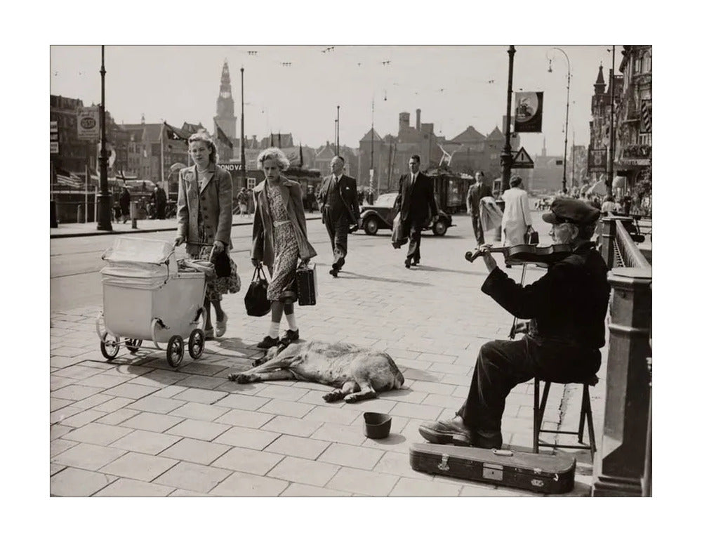 Muziek bij het Centraal Station - 1950