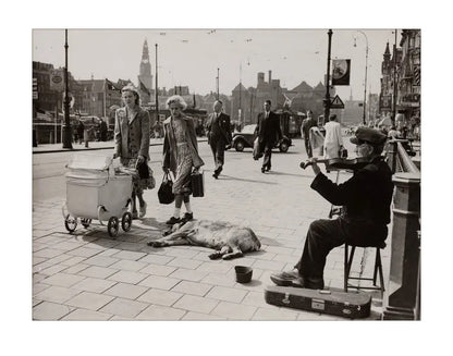 Muziek bij het Centraal Station - 1950