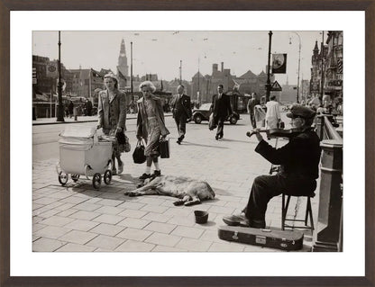 Muziek bij het Centraal Station - 1950