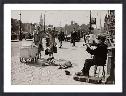 Muziek bij het Centraal Station - 1950
